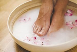 footbath for better sleep